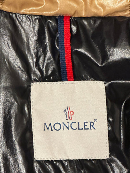 Moncler Alpes Beige Down Hooded Jacket - V & G Luxe Boutique