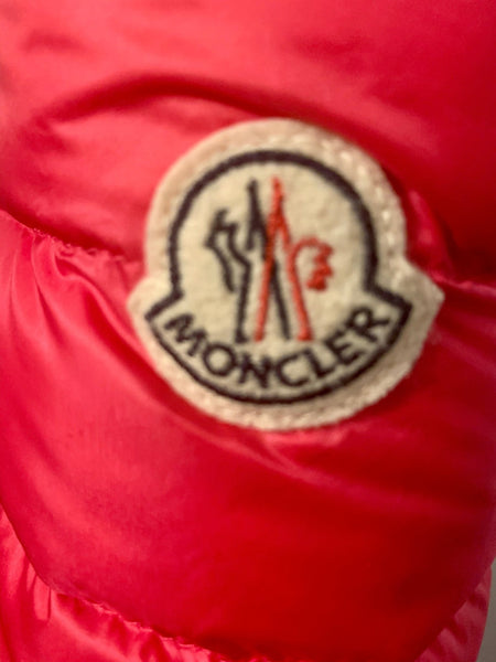 Moncler Ambrine Pink Padded Waterproof Jacket Coat, Age 14 (or Ladies Small) - V & G Luxe Boutique