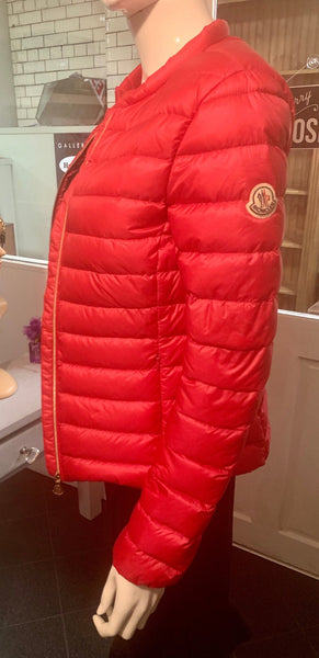 Moncler Ambrine Pink Padded Waterproof Jacket Coat, Age 14 (or Ladies Small) - V & G Luxe Boutique