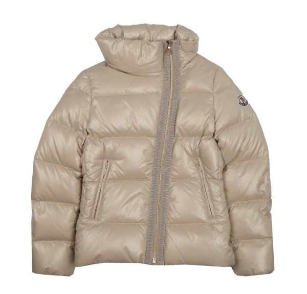 Moncler Beige Padded Girls/ Ladies Down Jacket - V & G Luxe Boutique