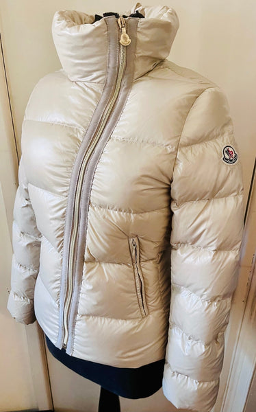 Moncler Beige Padded Girls/ Ladies Down Jacket - V & G Luxe Boutique