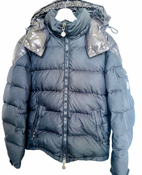 Moncler Chevalier Grey Hooded Jacket - V & G Luxe Boutique