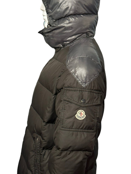 Moncler Chevalier Grey Hooded Jacket - V & G Luxe Boutique