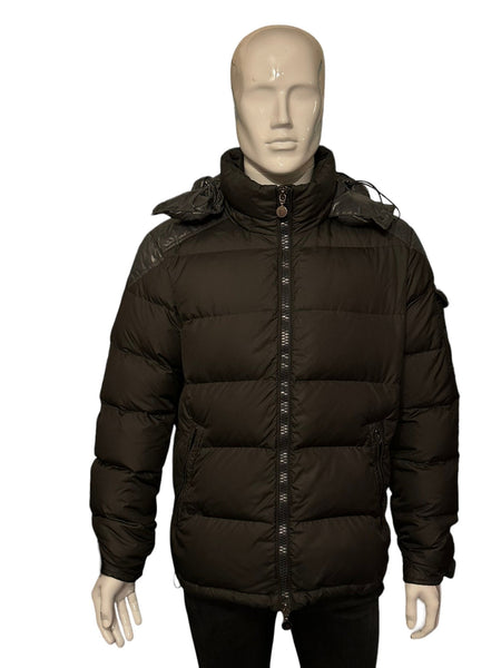 Moncler Chevalier Grey Hooded Jacket - V & G Luxe Boutique