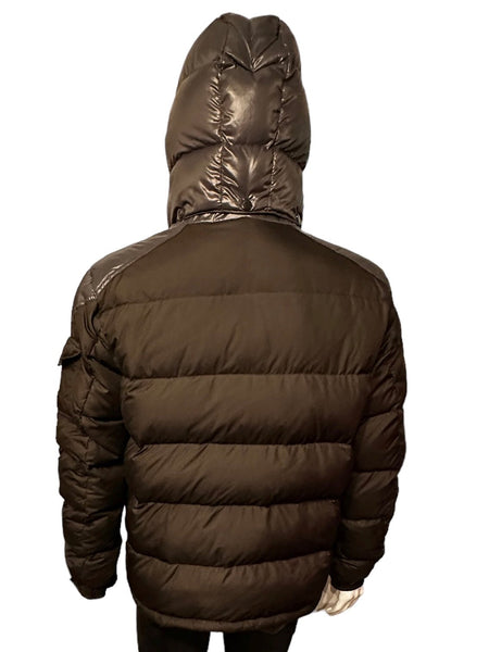Moncler Chevalier Grey Hooded Jacket - V & G Luxe Boutique