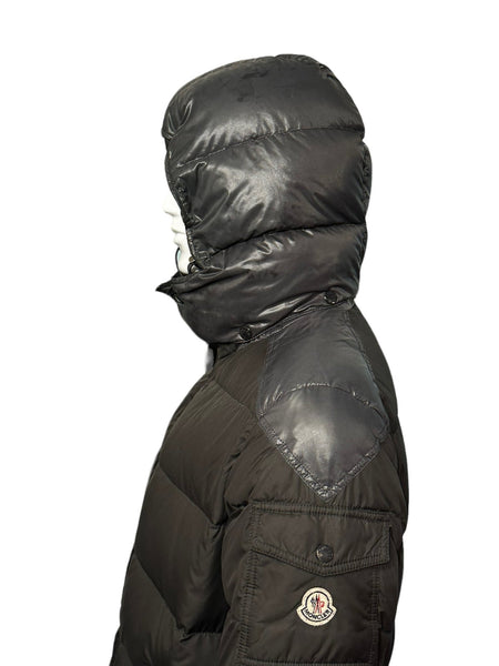 Moncler Chevalier Grey Hooded Jacket - V & G Luxe Boutique