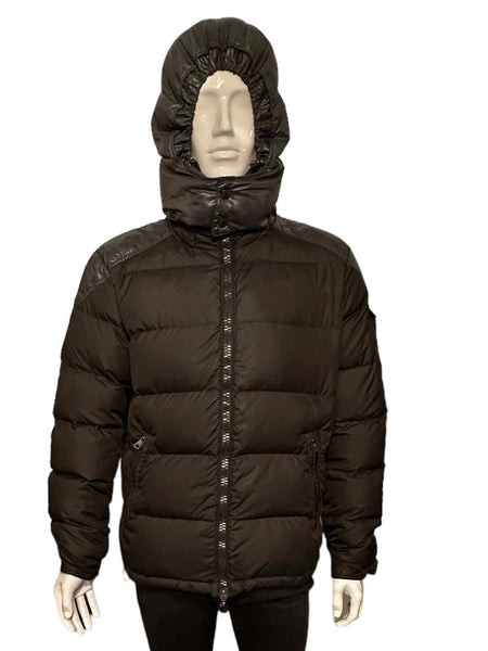 Moncler Chevalier Grey Hooded Jacket - V & G Luxe Boutique