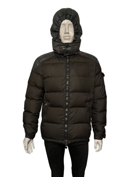 Moncler Chevalier Grey Hooded Jacket - V & G Luxe Boutique