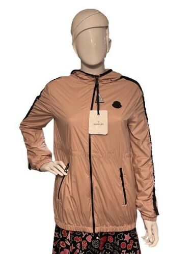 Moncler Girls/ Ladies Pink Hooded Jacket Age 12 or Small Ladies - V & G Luxe Boutique
