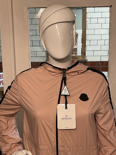 Moncler Girls/ Ladies Pink Hooded Jacket Age 12 or Small Ladies - V & G Luxe Boutique