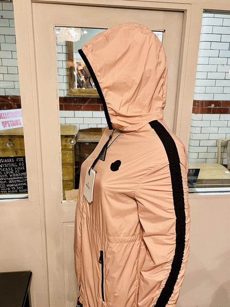 Moncler Girls/ Ladies Pink Hooded Jacket Age 12 or Small Ladies - V & G Luxe Boutique