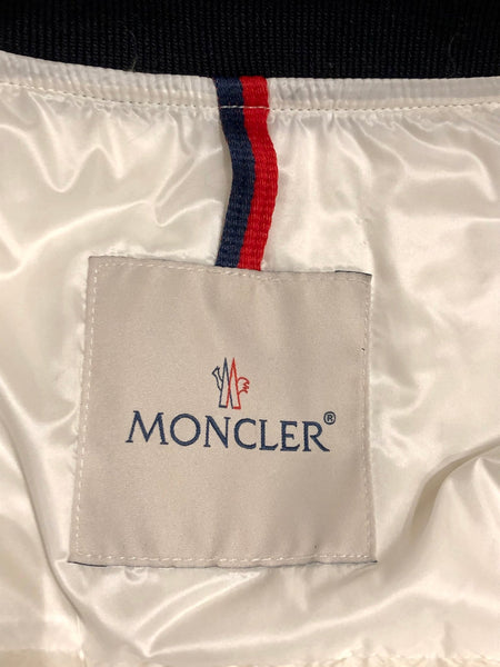 Moncler Kids Boys White Corbiac Padded Bomber Jacket Coat, Age 10 - V & G Luxe Boutique