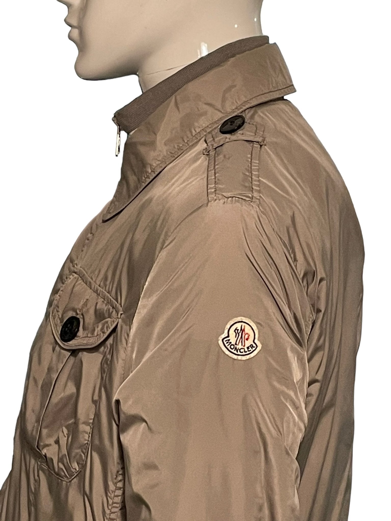 Moncler Men's Grey Kenya Giubbotto Field Jacket Size 5 – V