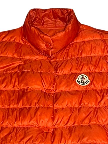 Moncler Orange Liane Gilet size 2 - V & G Luxe Boutique