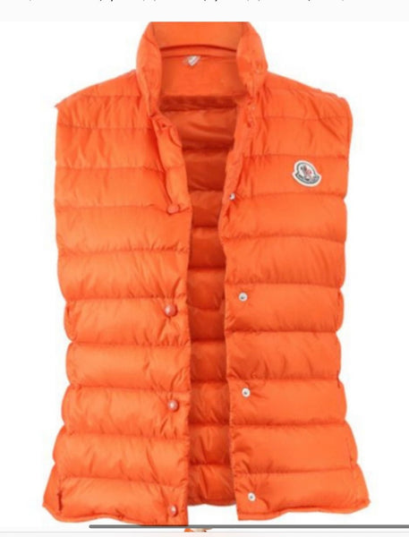 Moncler Orange Liane Gilet size 2 - V & G Luxe Boutique