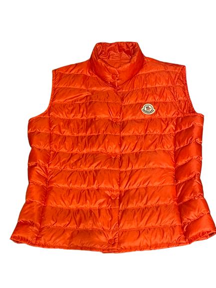 Moncler Orange Liane Gilet size 2 - V & G Luxe Boutique