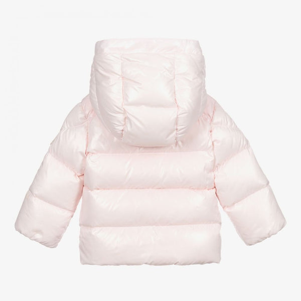 Moncler Pink girls Coat - V & G Luxe Boutique