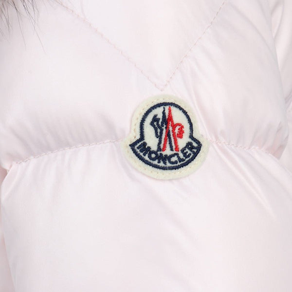 Moncler Pink girls Coat - V & G Luxe Boutique