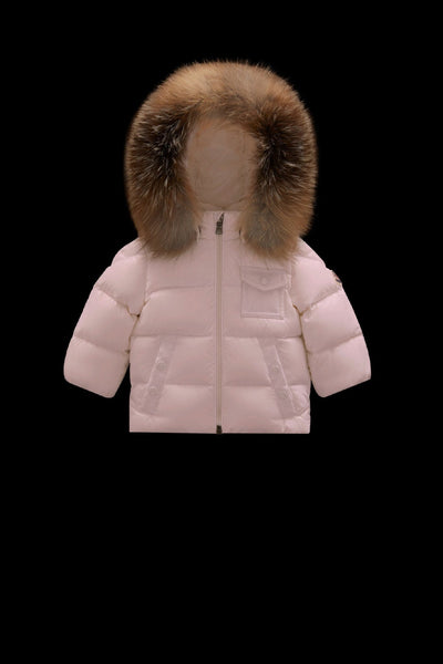 Moncler Pink girls Coat - V & G Luxe Boutique