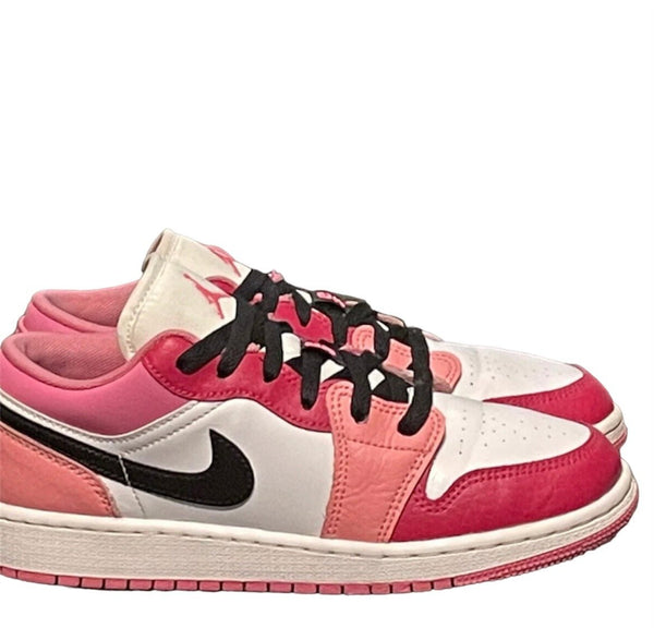 Nike Air Jordan 1 Low GS Pink Black Women's Trainers Size UK 4 - V & G Luxe Boutique