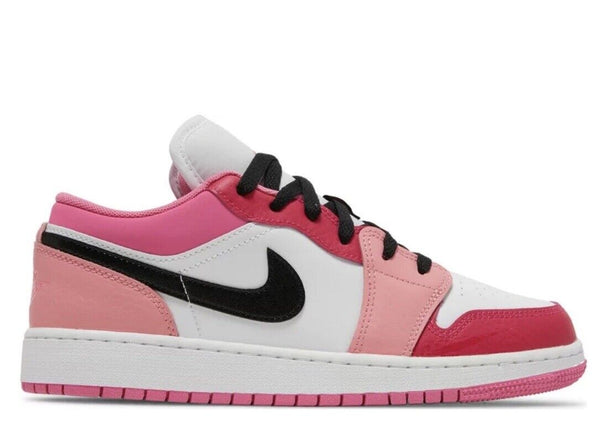 Nike Air Jordan 1 Low GS Pink Black Women's Trainers Size UK 4 - V & G Luxe Boutique