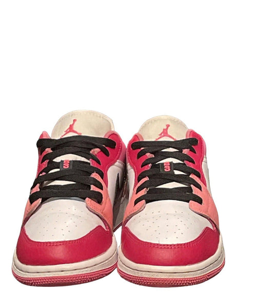 Nike Air Jordan 1 Low GS Pink Black Women's Trainers Size UK 4 - V & G Luxe Boutique