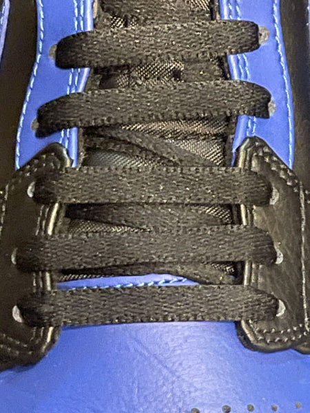 Nike Air Jordan 1 Mid Black & "Hyper Royal" Blue Size UK 8.5 - V & G Luxe Boutique