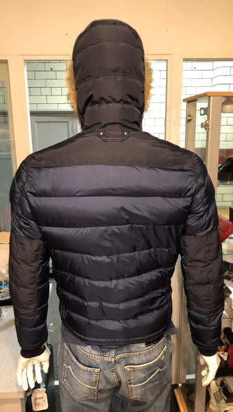 Parajumpers Kids Boys Navy Blue Ski Master Jacket, Size Y-M Age 12 - V & G Luxe Boutique