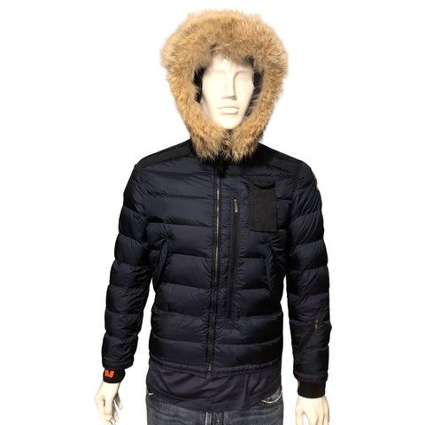 Parajumpers Kids Boys Navy Blue Ski Master Jacket, Size Y-M Age 12 - V & G Luxe Boutique
