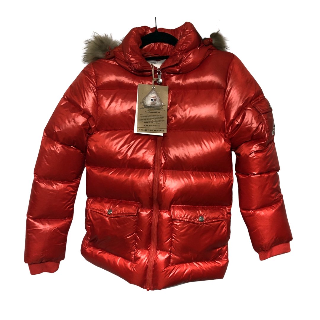 Pyrenex Brand New Kids Red Unisex Mascotte Jacket Coat, Age