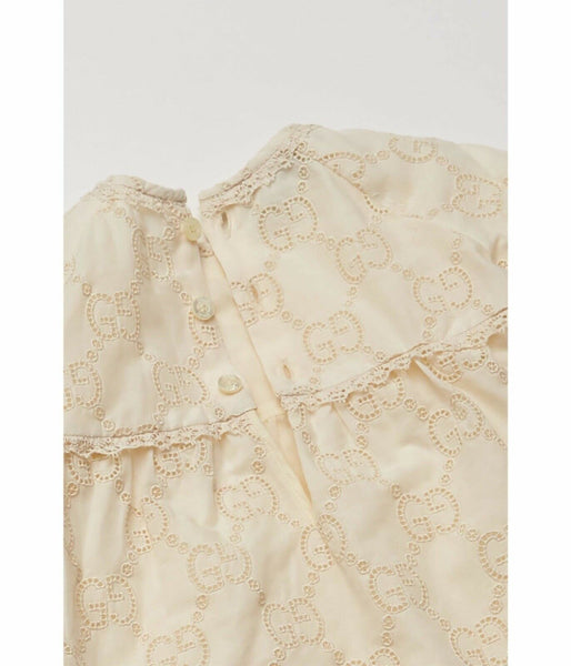 Gucci  Brand New Baby Girls Micro GG Natural White Age 3/6 Months