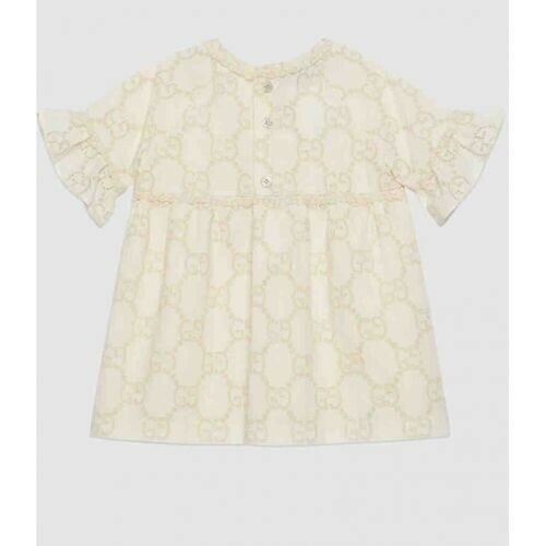 Gucci  Brand New Baby Girls Micro GG Natural White Age 3/6 Months
