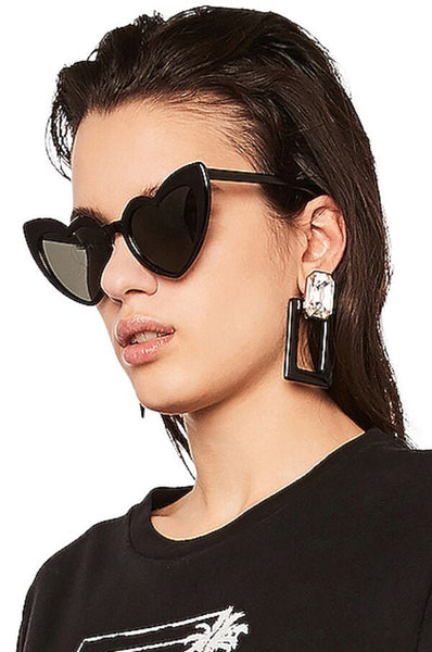 Saint Laurent Loulou heart-frame sunglasses - V & G Luxe Boutique