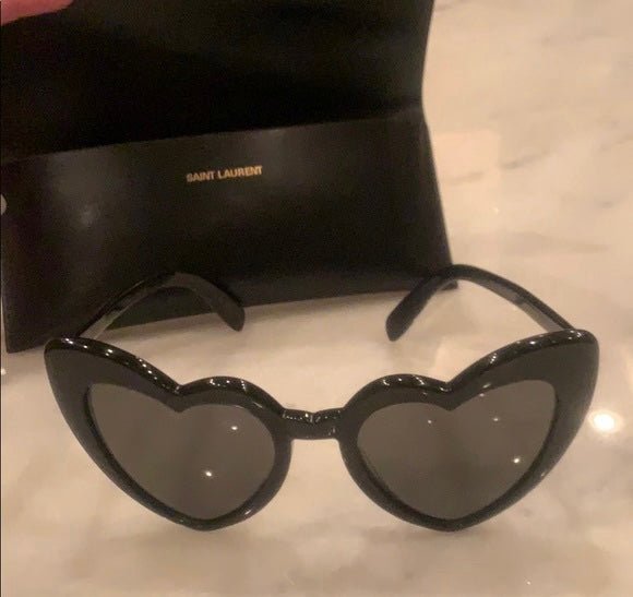 Saint Laurent Loulou heart-frame sunglasses - V & G Luxe Boutique
