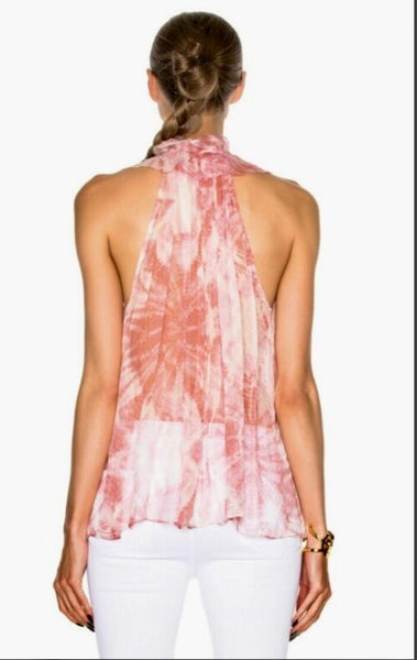 Zimmerman Brand New Winsome Pink Silk Ruffle Top, UK Size 10 - V & G Luxe Boutique